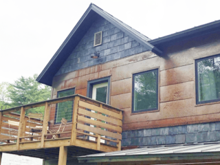 Image of deck and addition by Free Range Builders