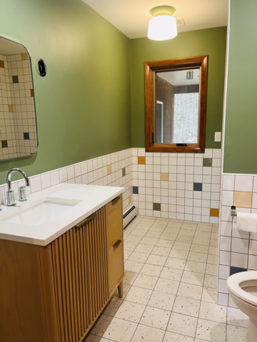 Montpelier 70s Bathroom Remodel #1