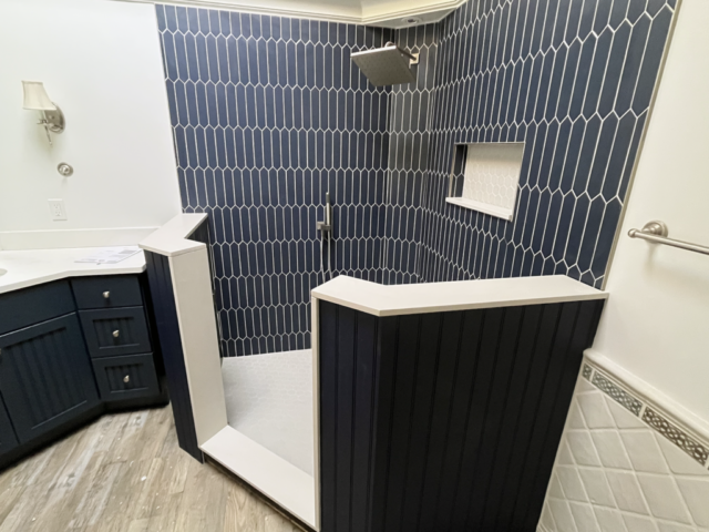 Warren Corner Tile Shower #2