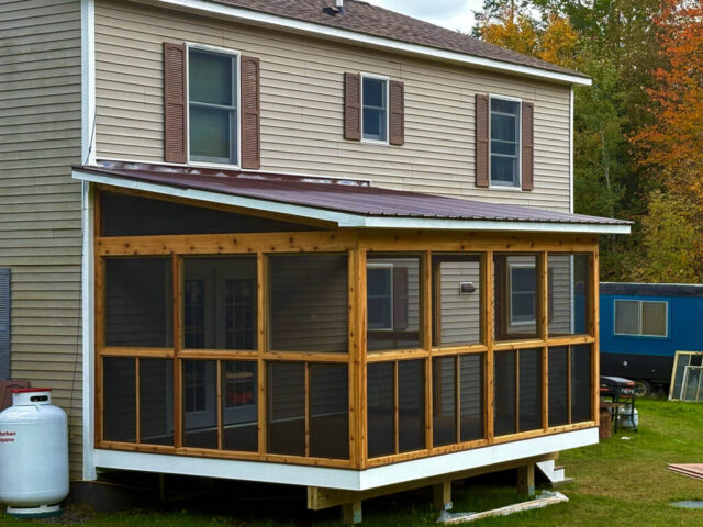 Middlesex Cedar Screened Deck #4